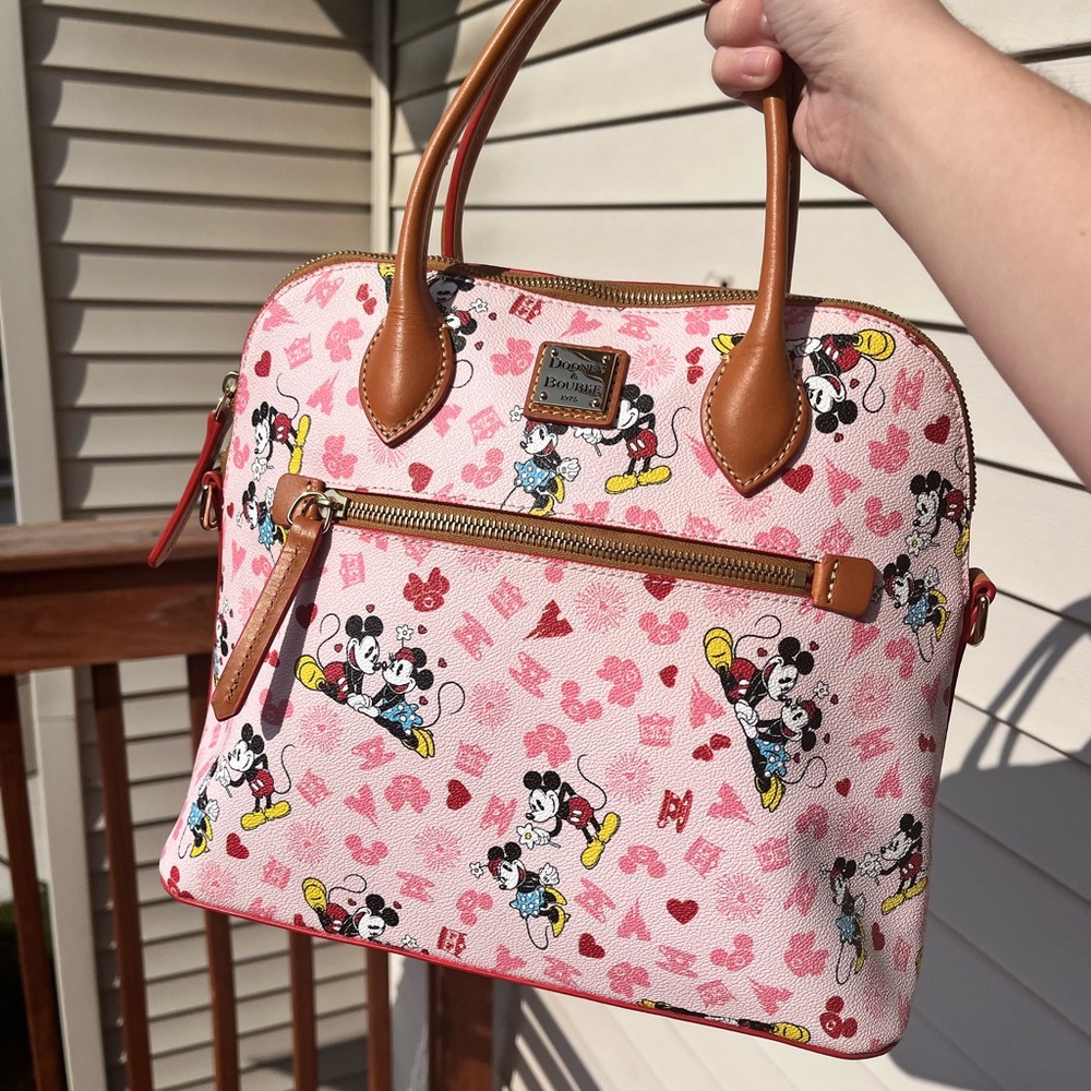 Mickey and Minnie Mouse Love Dooney & Bourke Satchel